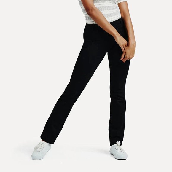 Betabrand Pants - Betabrand Straight Leg Two-Pocket Dress Pant Yoga Pants Black Size Large H13629